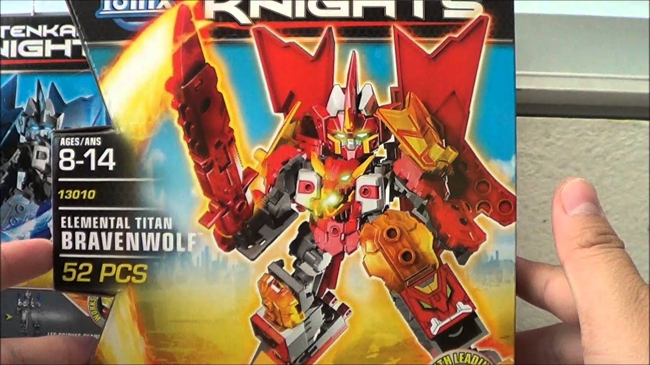 *NEW* Tenkai Knights Elemental Titan Mode sets(Dromus,Villius,Bravenwolf)