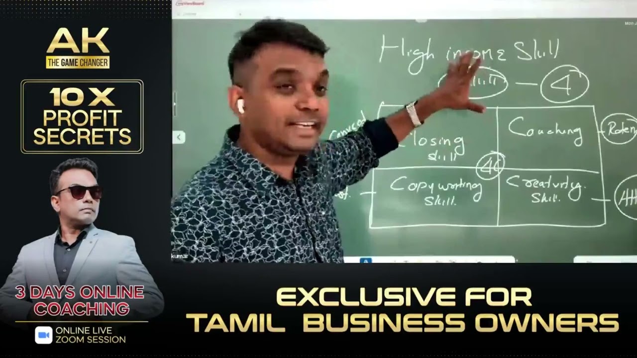 10X Profit Secrets for Tamil Business Owners | Business Growth Strategy | AK Business Coaching