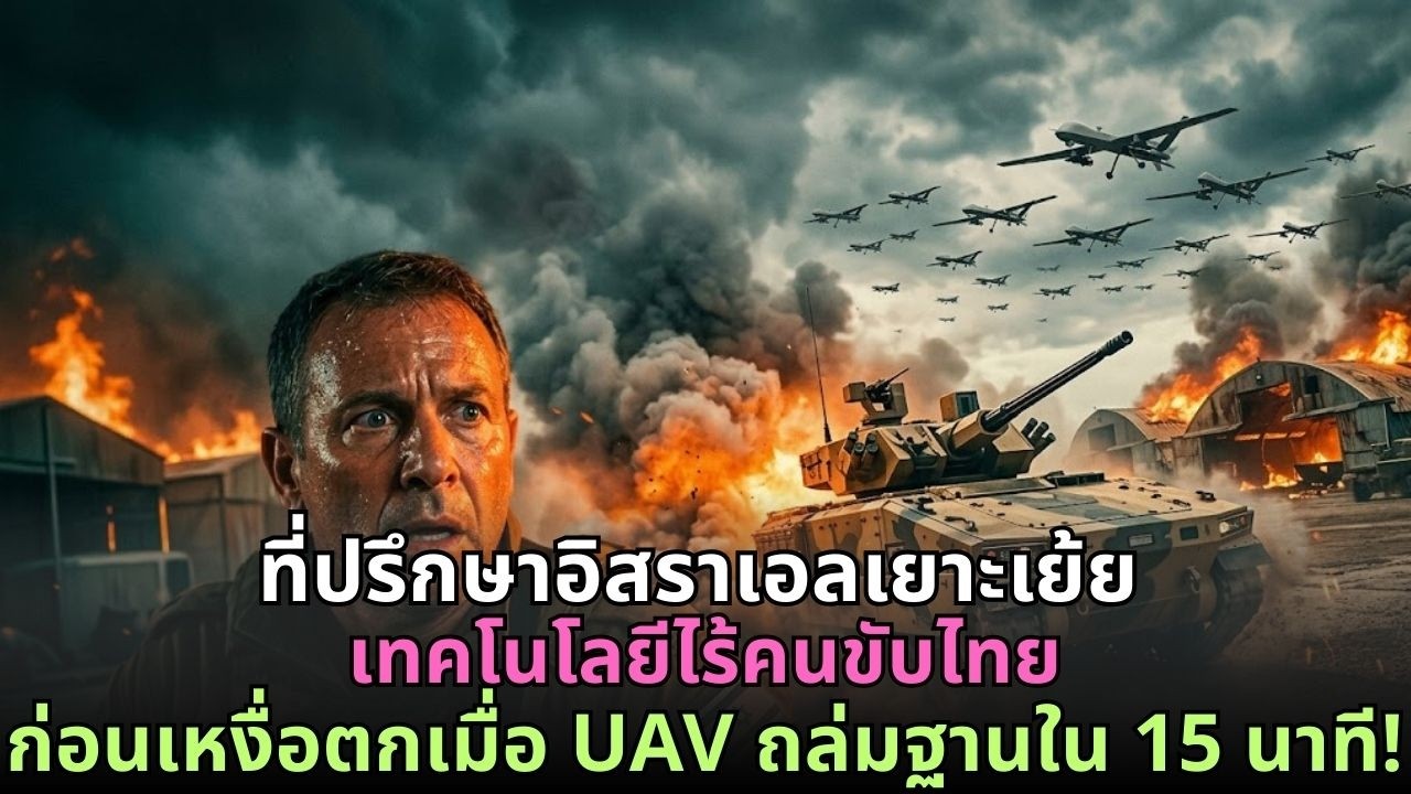 ที่ปรึกษาอิสราเอลเยาะเย้ยเทคโนโลยีไร้คนขับไทย ก่อนเหงื่อตกเมื่อ UAV ถล่มฐานใน 15 นาที!