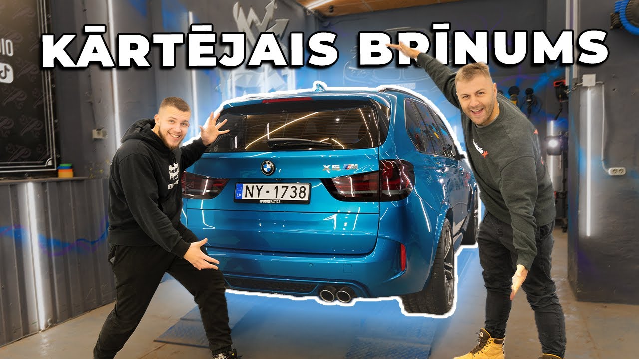 PĀRSTEIDZĀM VĪTOLU AR VIŅA JAUNO BMW X5M