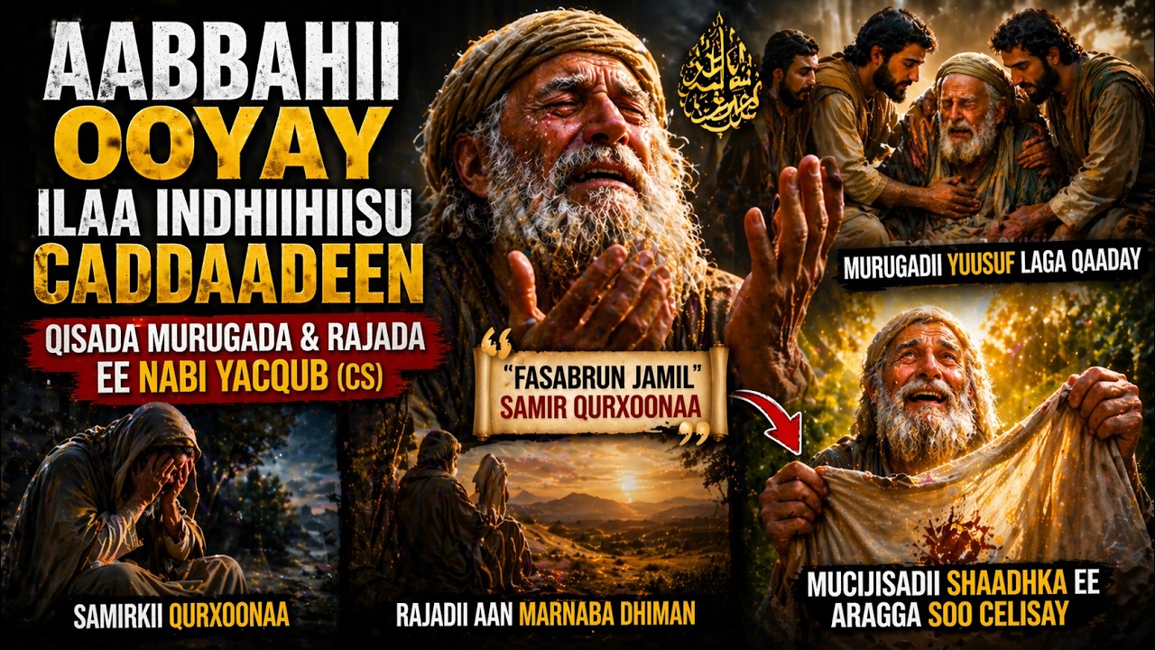 Aabbihii Ooyay Ilaa Indhihiisu Caddaadeen | Qisada Murugada & Rajada ee Nabi Yacquub (CS)