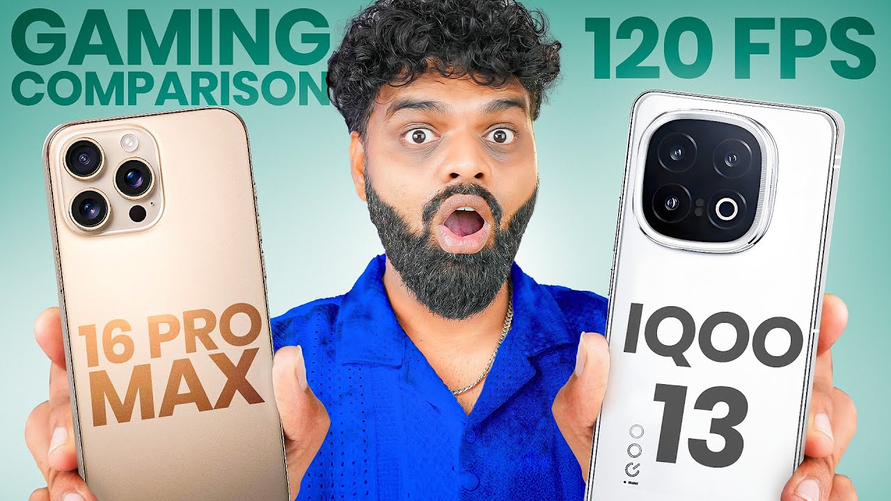 120 FPS BGMI - iQOO 13 vs iPhone 16 Pro Max 🔥 Kon Jitega?