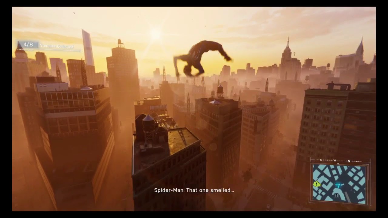 Spiderman cleaning the air : Smog Alert (Harry Research station in Chinatown)