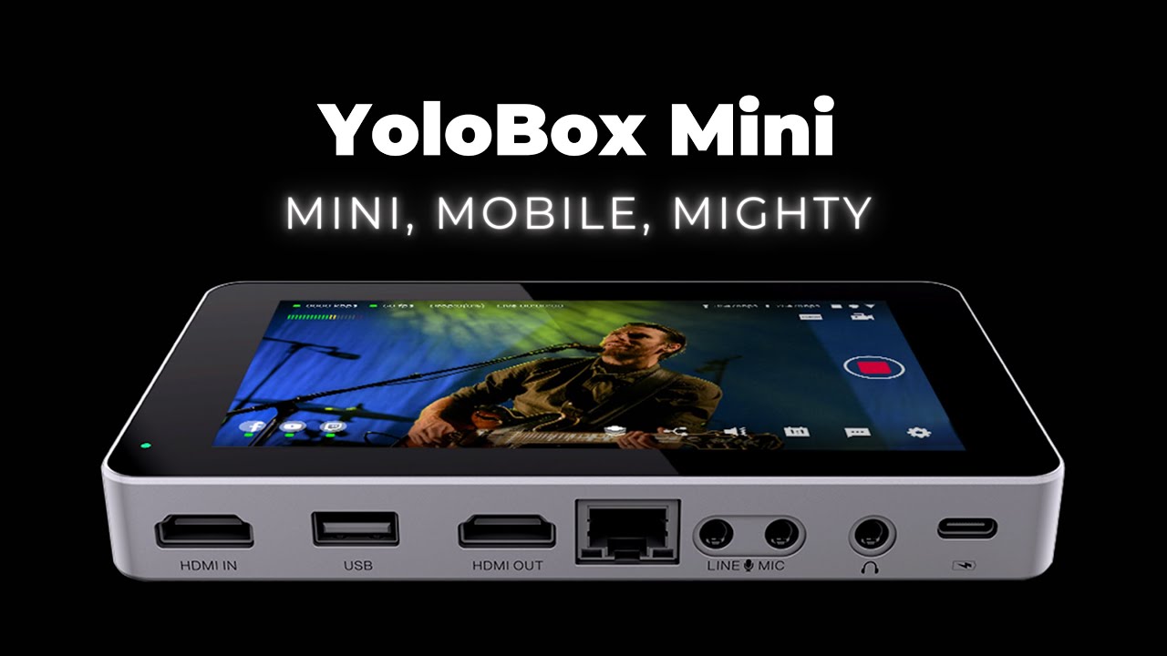 YoloBox Mini丨Ultra-Portable, All-In-One Live Streaming Encoder & Monitor