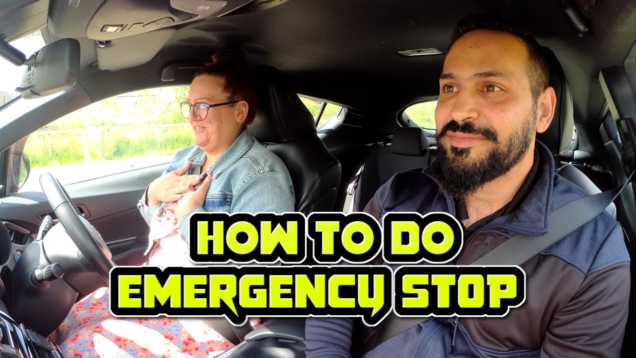 How To Do an Emergency Stop I Driving Test 2023