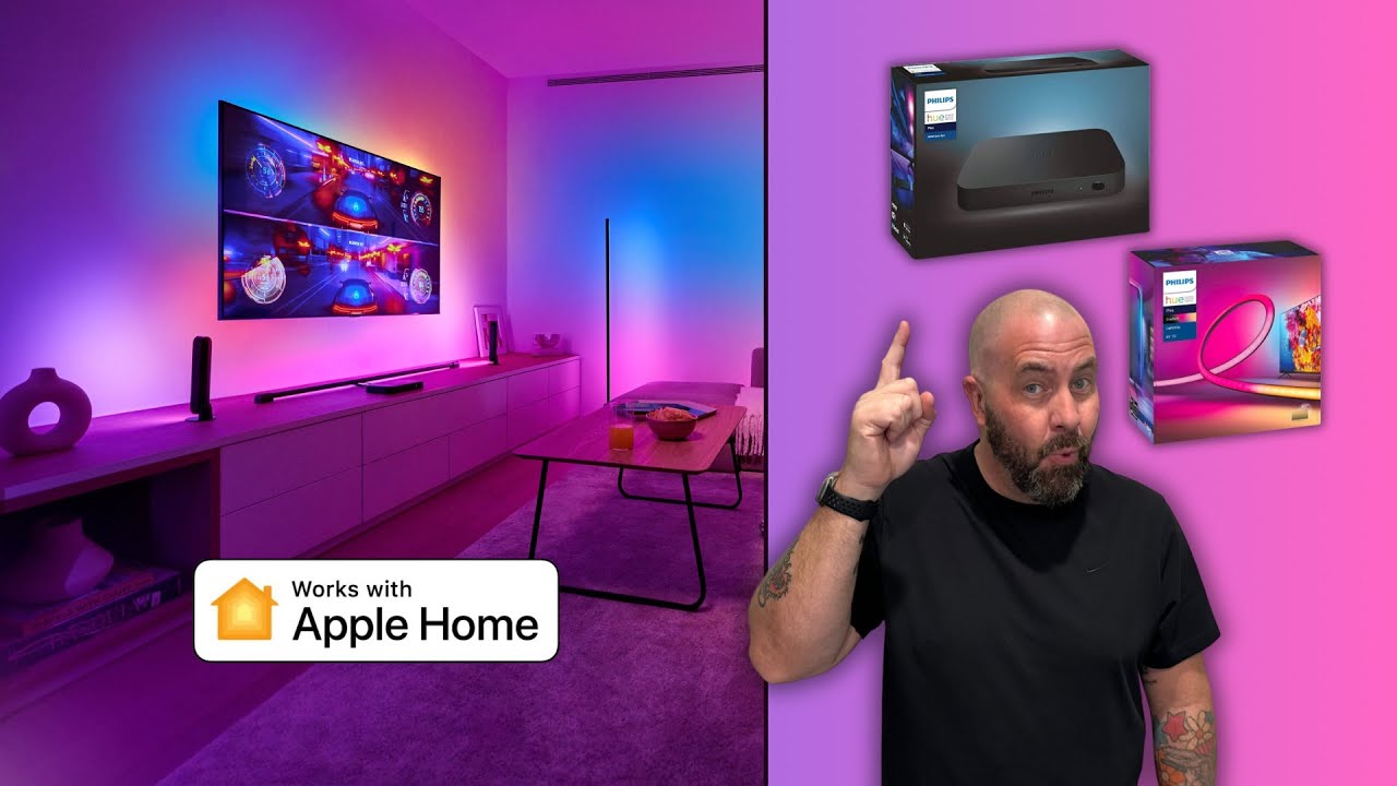 Apple HomeKit: Philips Hue Play HDMI Sync Box & Philips Hue Gradient Lightstrip!