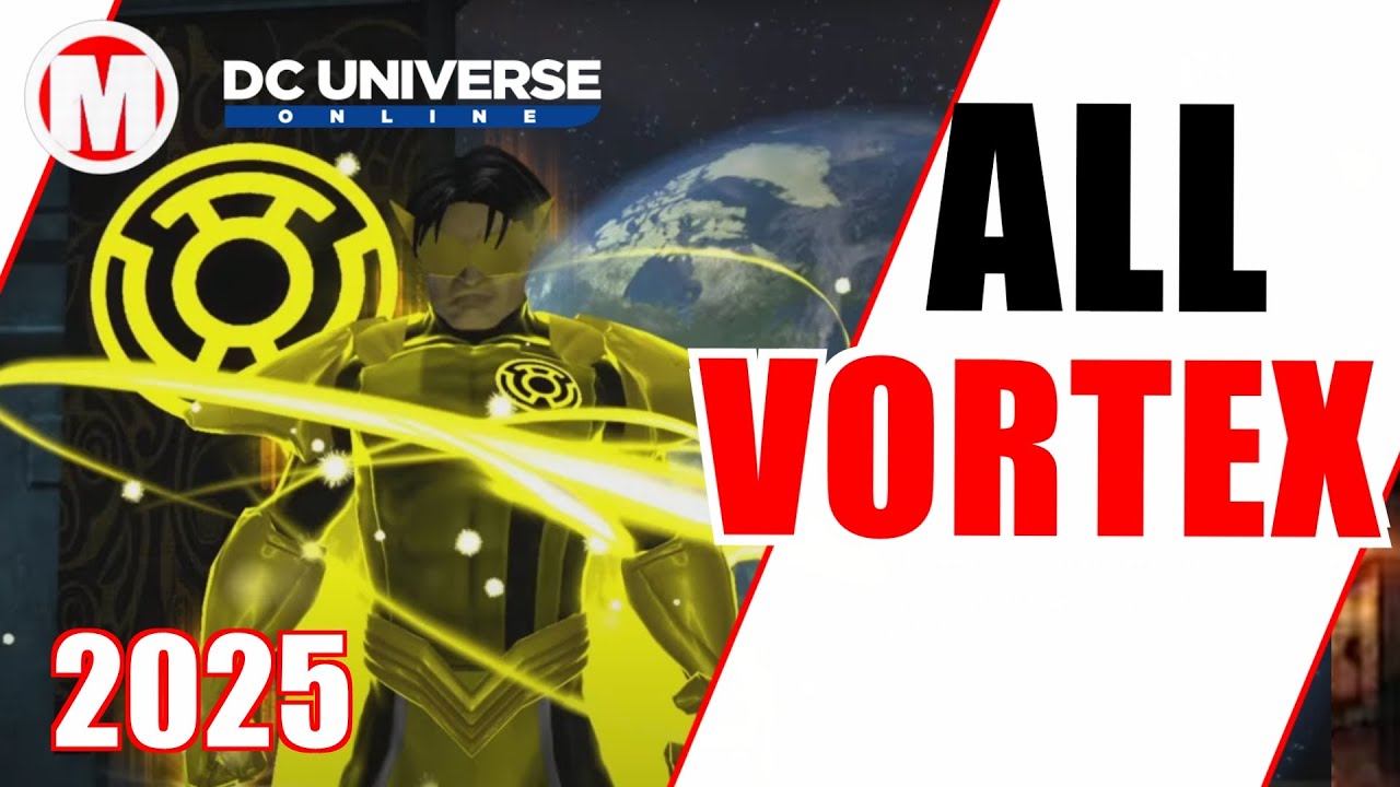 DCUO All Vortex Accessories, Powerset Materials and Auras