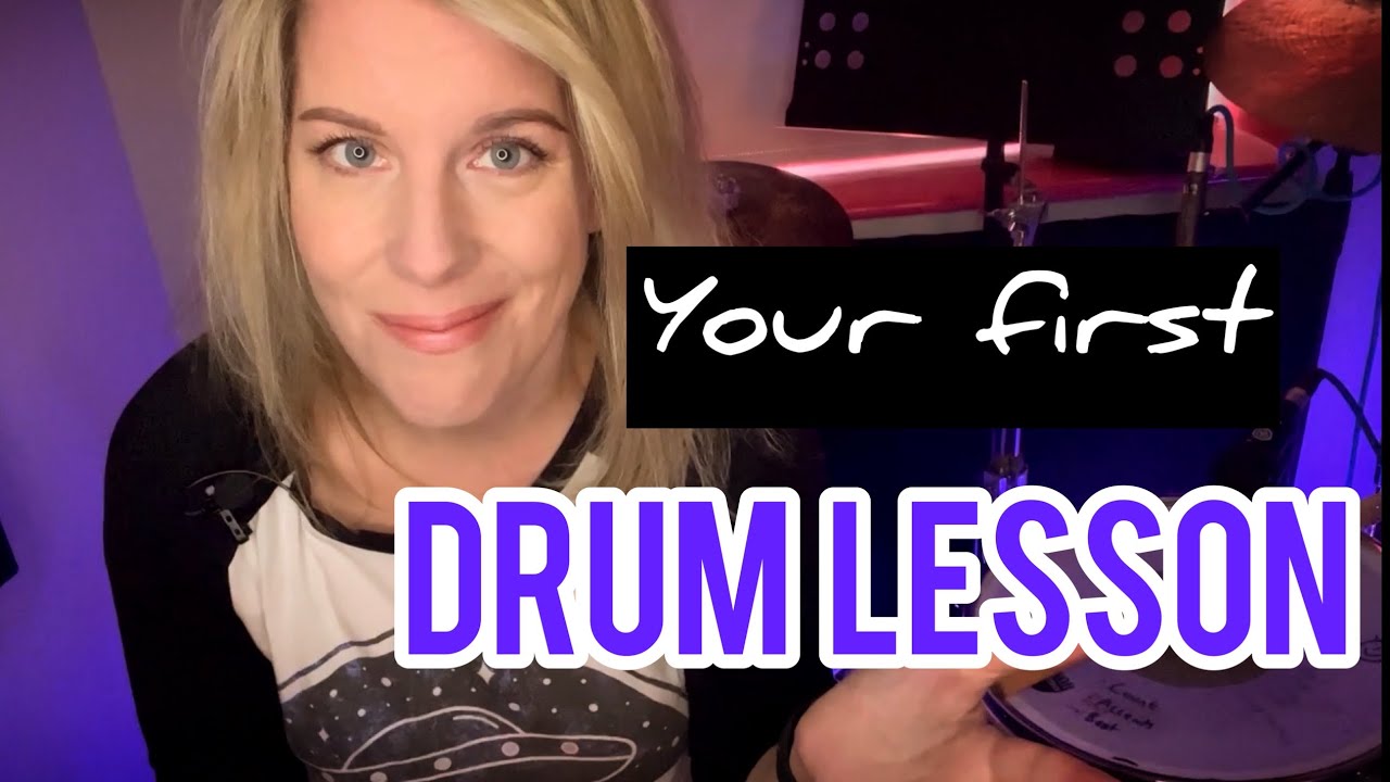 Your first drum lesson