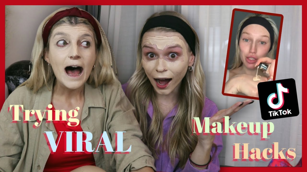 Δοκιμάζουμε VIRAL TikTok Makeup Hacks ft. @Mylifeasmaria99 | katerinaop22