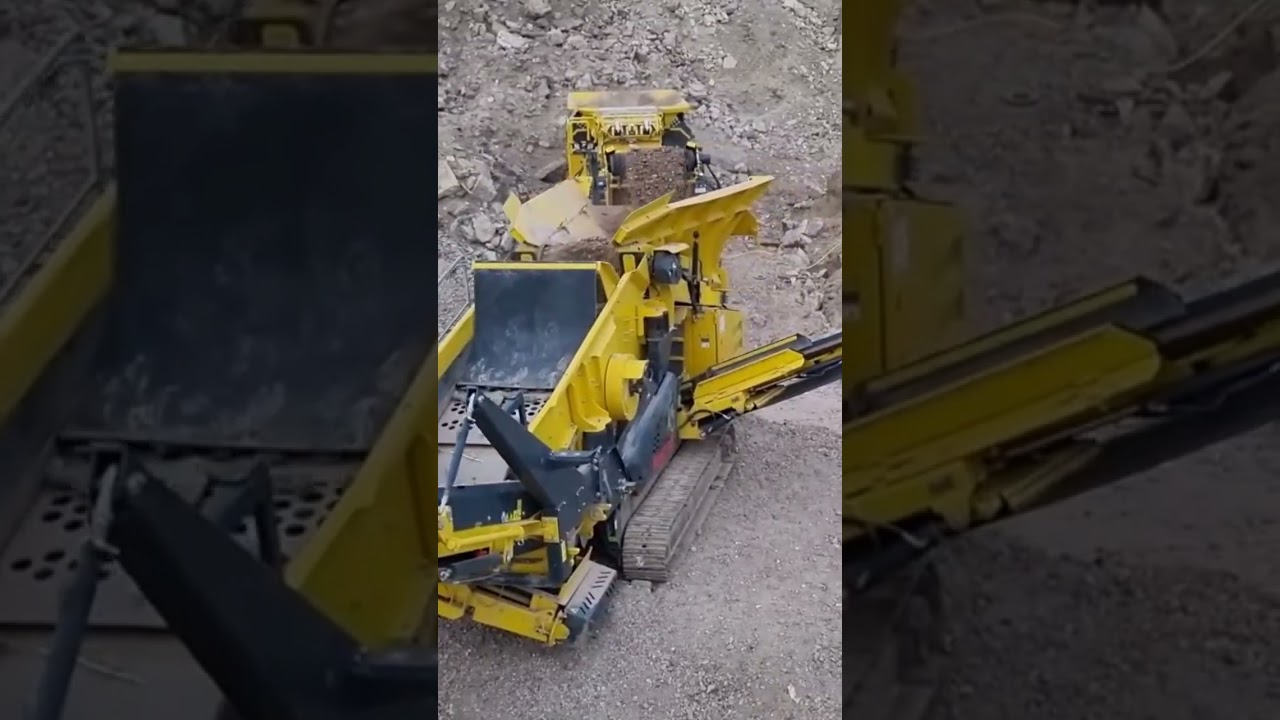 Tornado + Keestrack #shorts #short #viral #viralvideo #crushingplant  #engineering #recycling