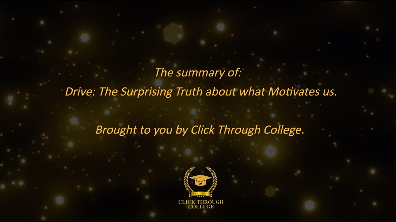 Drive: The Surprising Truth About What Motivates Us | Daniel H. Pink | 15 Minute Summary