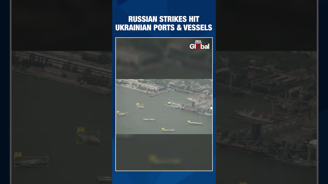 Russian Strikes Target Ukrainian Ports & Vessels Supplying Military Operations