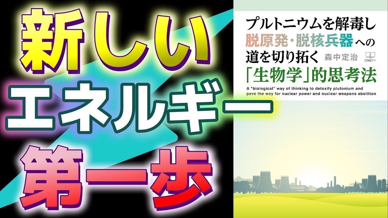 【脱原発】「プルトニウム消滅」から考える、新しいエネルギーの第一歩【本要約】