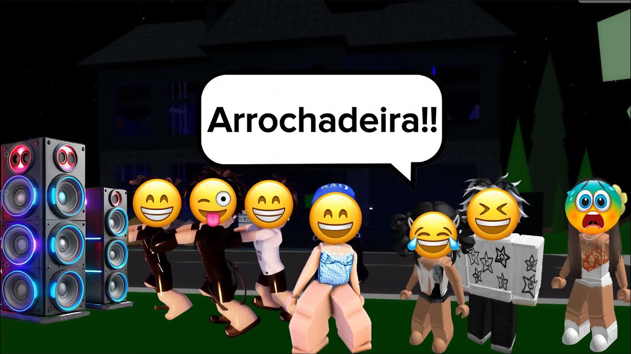 A menina que fez um baile funk escondido da m&atilde;e e se deu mal - Hist&oacute;ria Roblox
