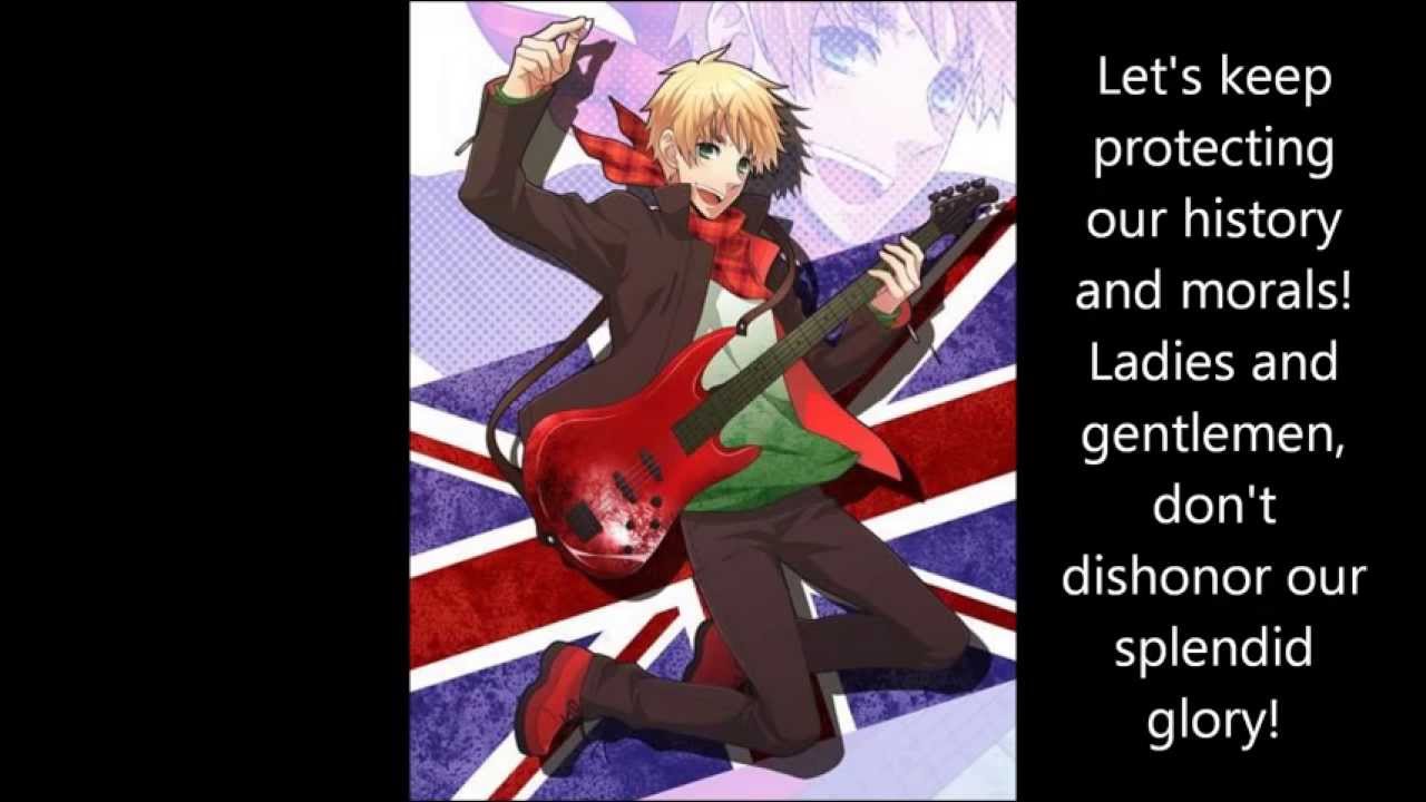 (APH) ~ England ~ Let's Enjoy Today FULL English Lyrics