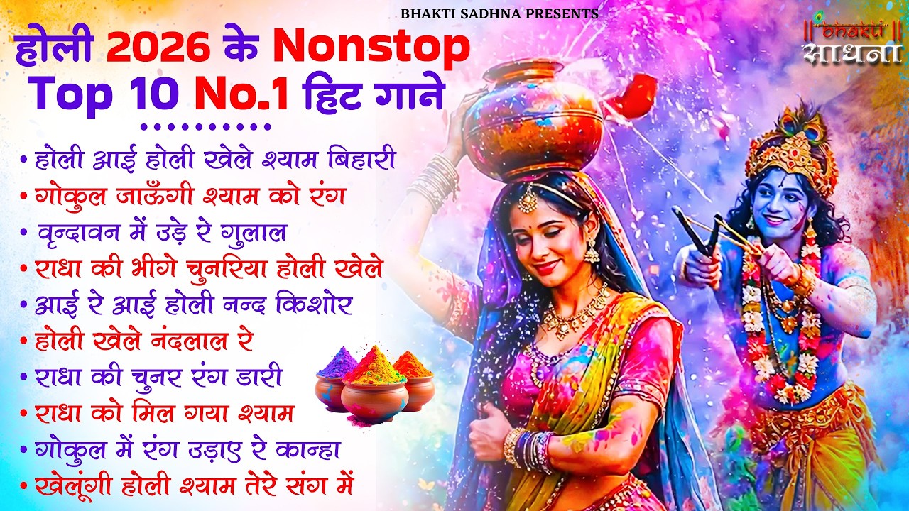 2026 के होली भजन | Nonstop Holi Bhajan 2026 | Radha Krishna Holi Bhajan | 2026 Holi Bhajan