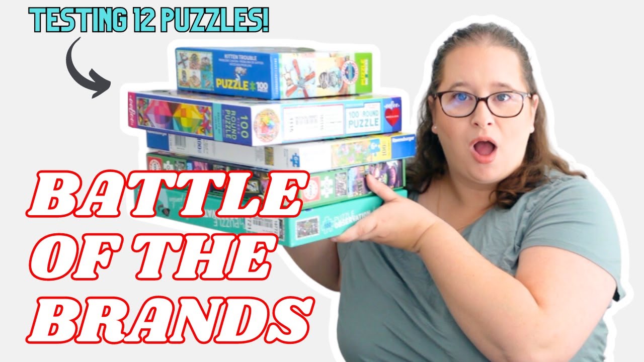 Testing Twelve 100 Piece Puzzles // Which Brand Does It Better???