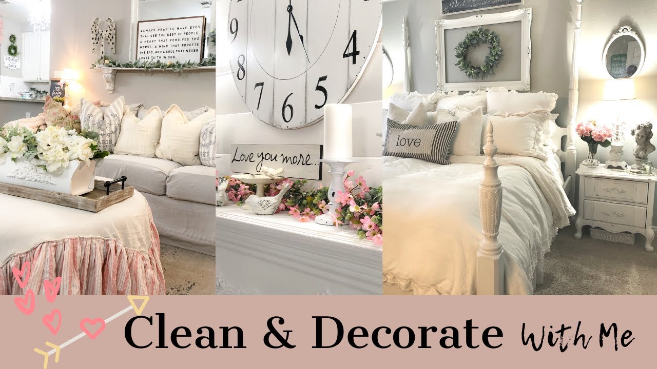 NEW! CLEANING MOTIVATION | CLEAN & DECORATE WITH ME | ELEGANT FARMHOUSE DECOR