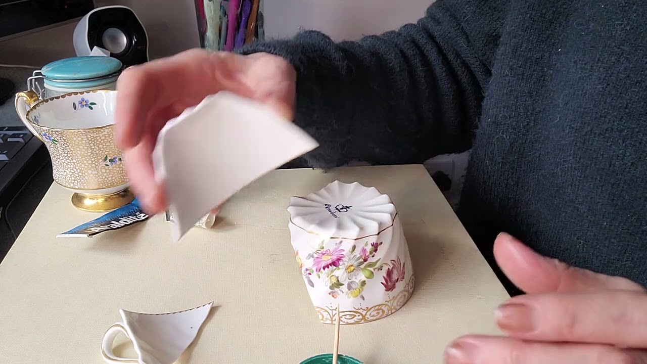 How To Glue Broken Ceramics And Porcelain  #ceramics #restoration #porcelain #repair #diycraft