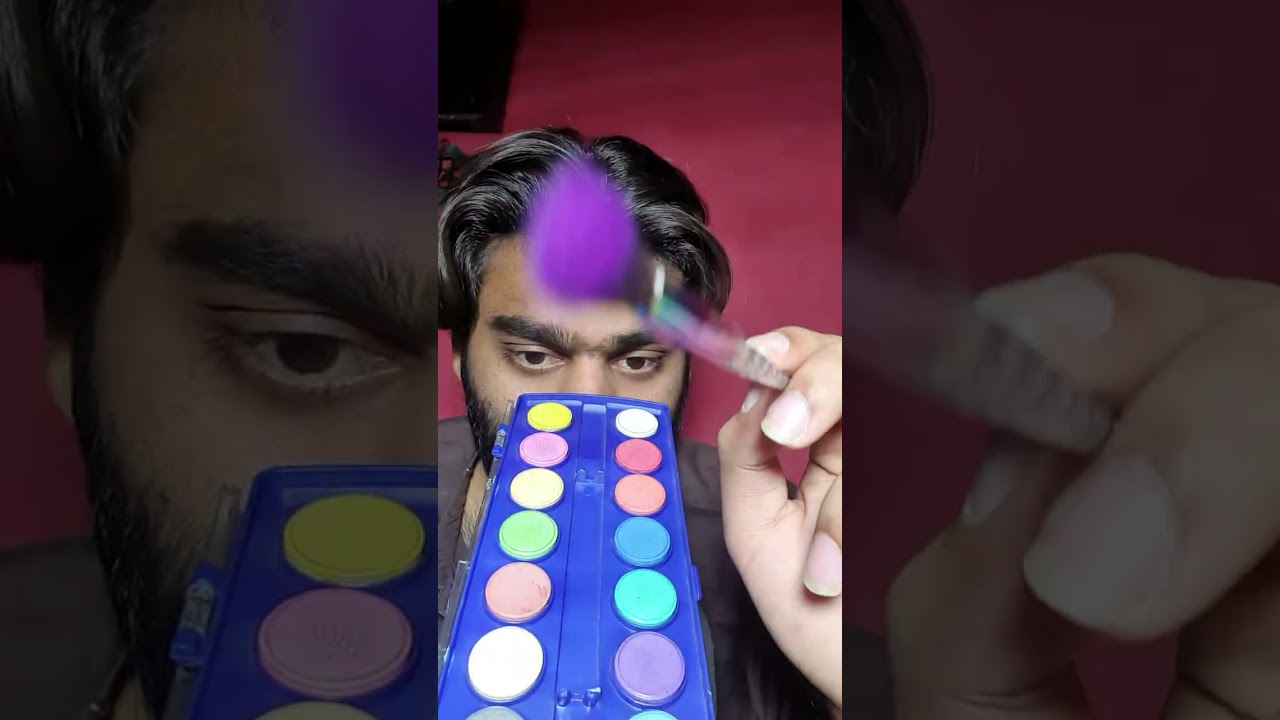 ASMR Spit Painting 🎨 On your Face Makeup 💄 MOUTH SOUNDS 👅 #shortvideo