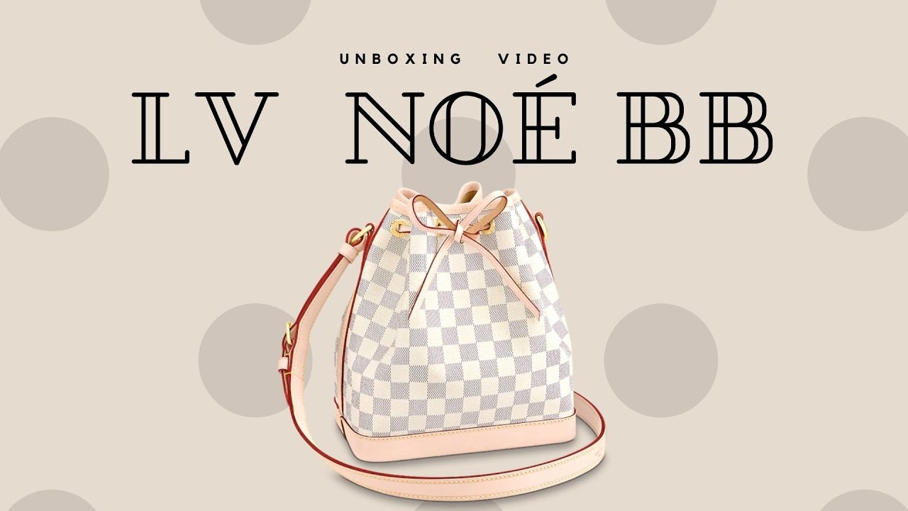✨🤍  #LouisVuitton #NO&Eacute;BB (Damier Azur) Unboxing 🔥 #LV No&eacute; BB 水桶袋開箱 🎁 經典不敗白色格紋
