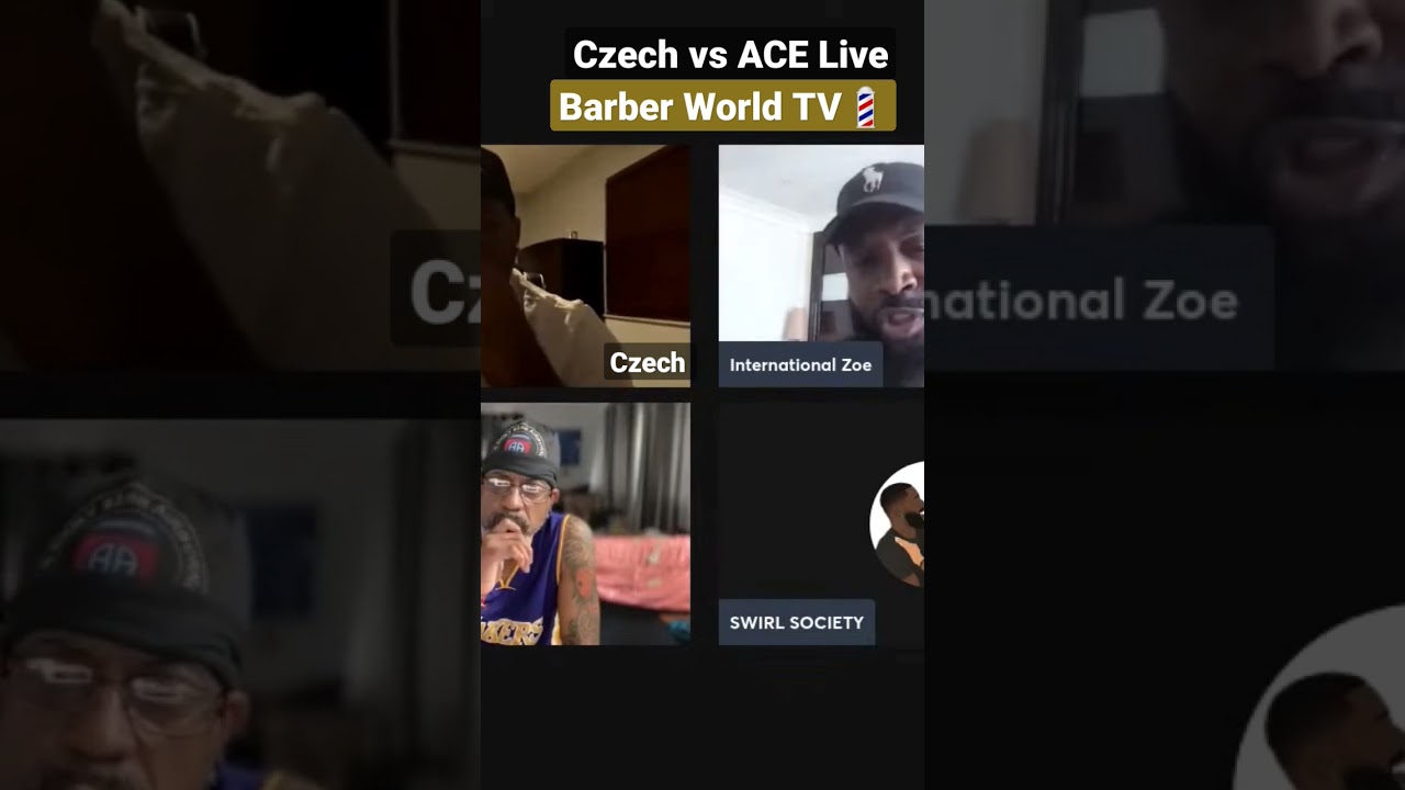 ACE Live vs Czech in Effect- Barber World TV Tries To End Their Beef 