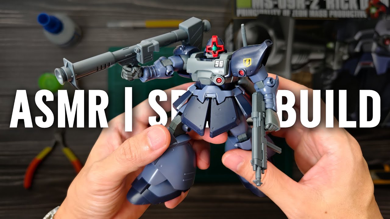 ASMR | Speed Build : 🇯🇵  HG 1/144 MS-09R-2 ‘RICK DOM II’