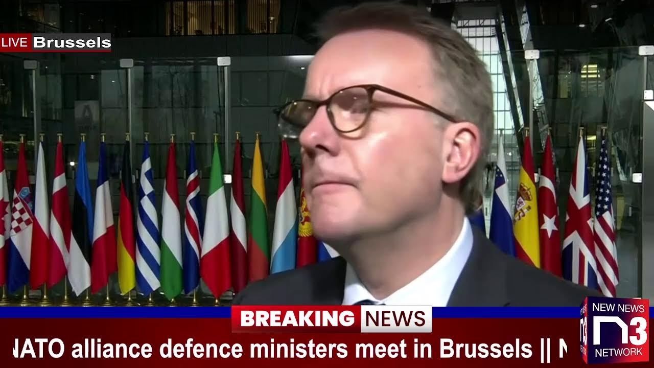 LIVE: NATO alliance defence ministers meet in Brussels || 16-02-2022 || New News Network
