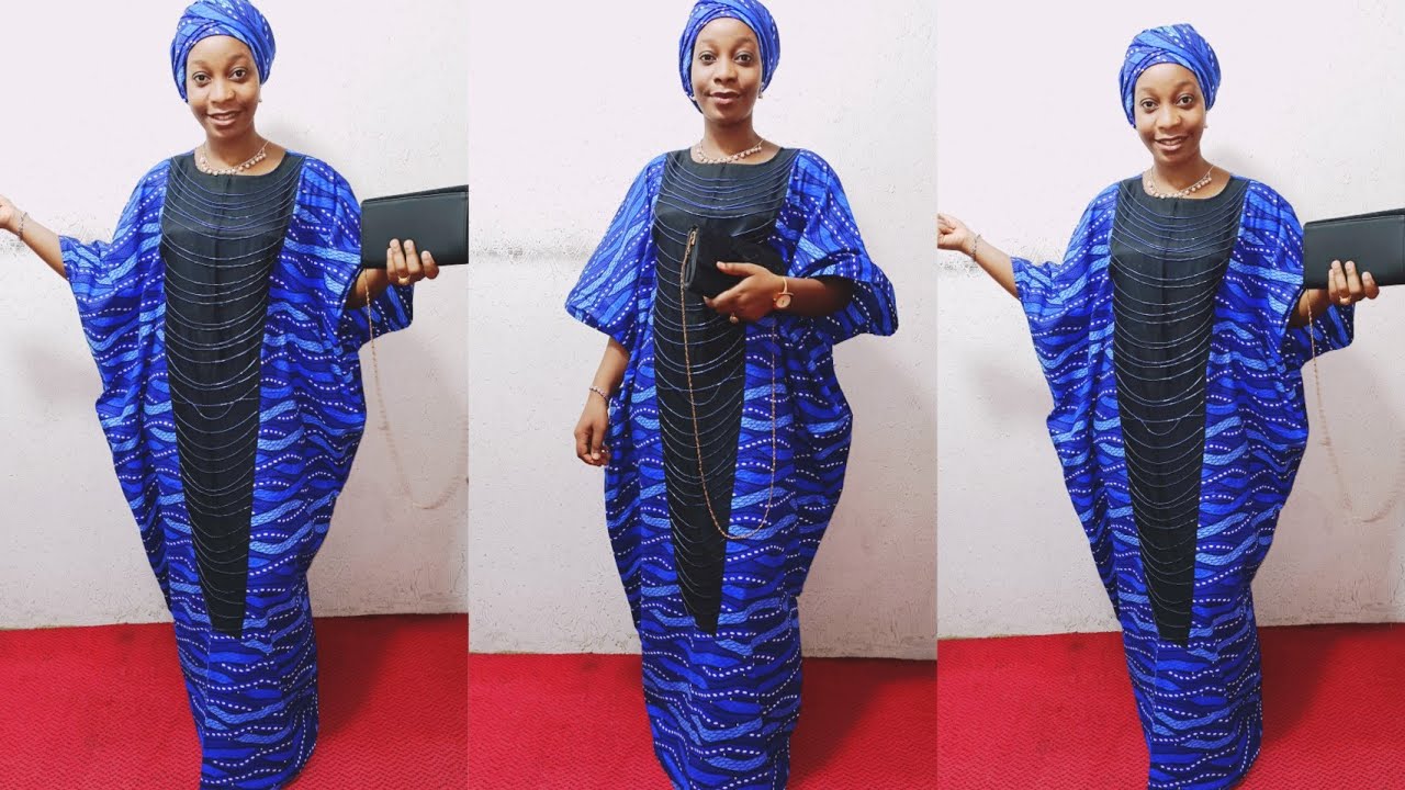 HOW TO CUT AND SEW BEADED BUBU/KAFTAN (Beginner's friendly) Detailed Boubou gown