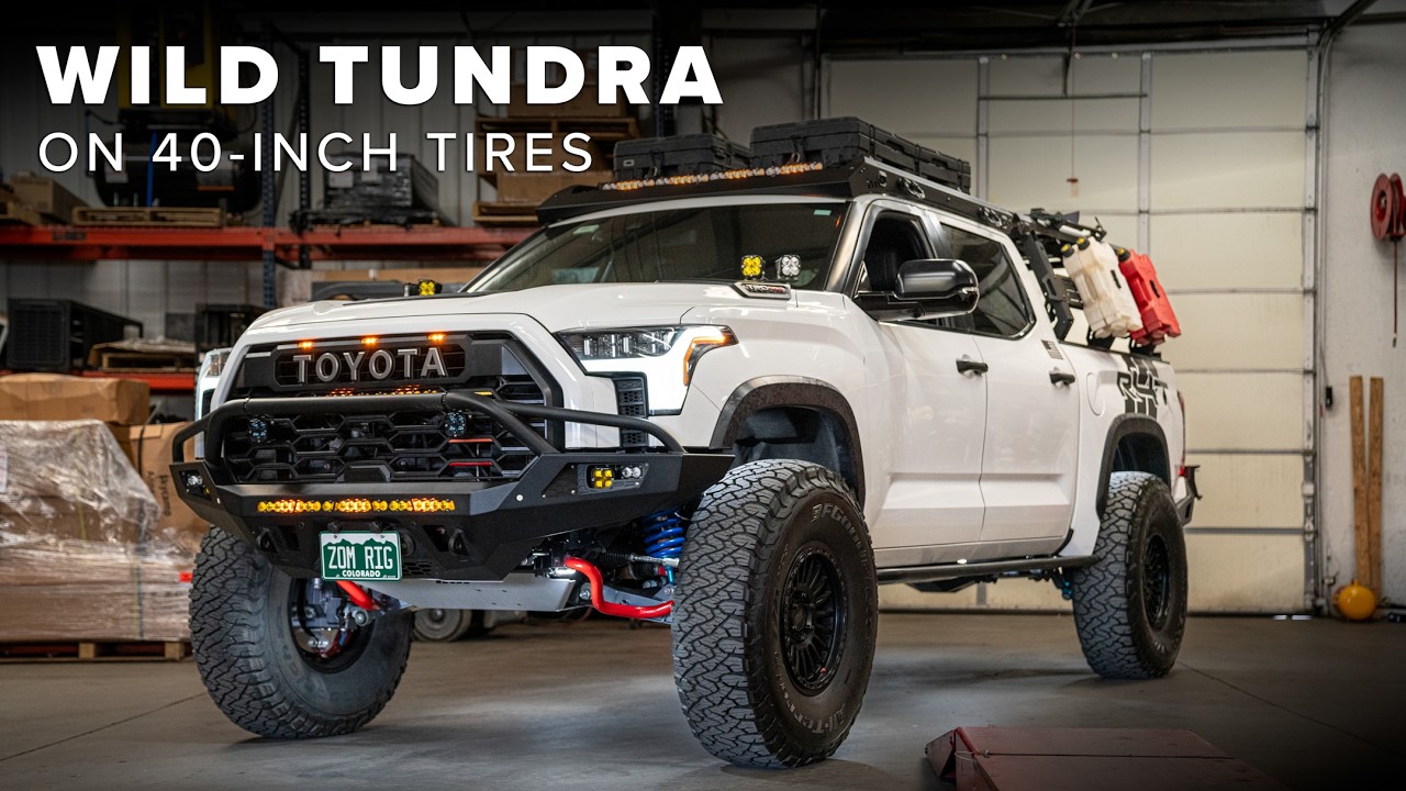Toyota Tundra TRD Pro 2024 года на дисках 74Weld Portals + 40-дюймовые колеса (полный список дора...