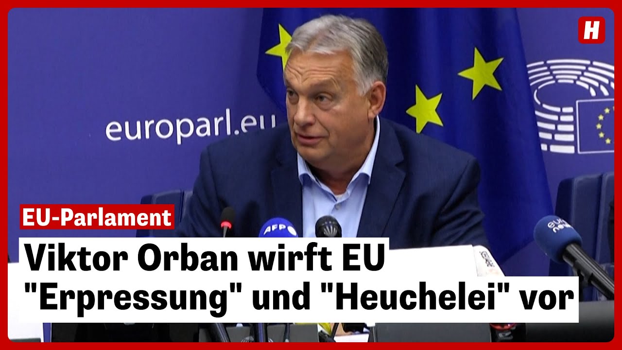 Vor Rede im EU-Parlament: Orban kritisiert EU und will Trump-Sieg feiern