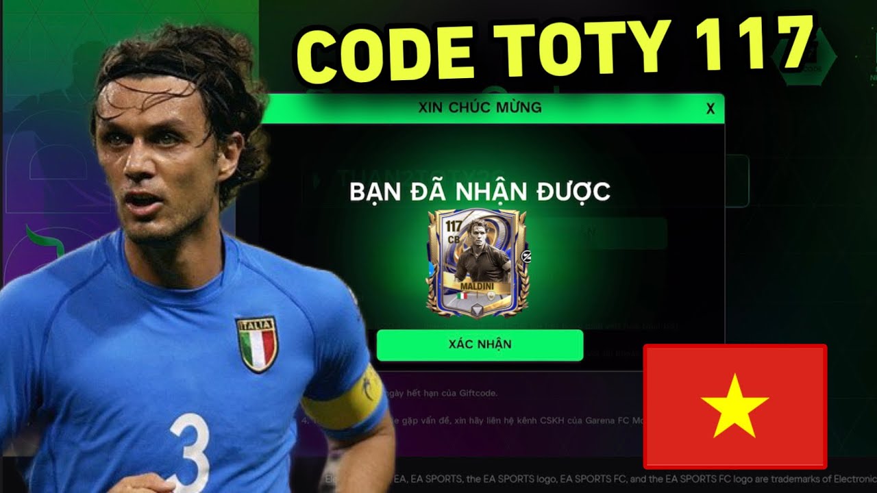 NHẬN CODE TOTY 117 TUẦN 2: MALDINI, CAFU… | CHƠI HIỆP PHỤ 2.0 LẦN ĐẦU RA PACK 115 SIÊU PHẨM 