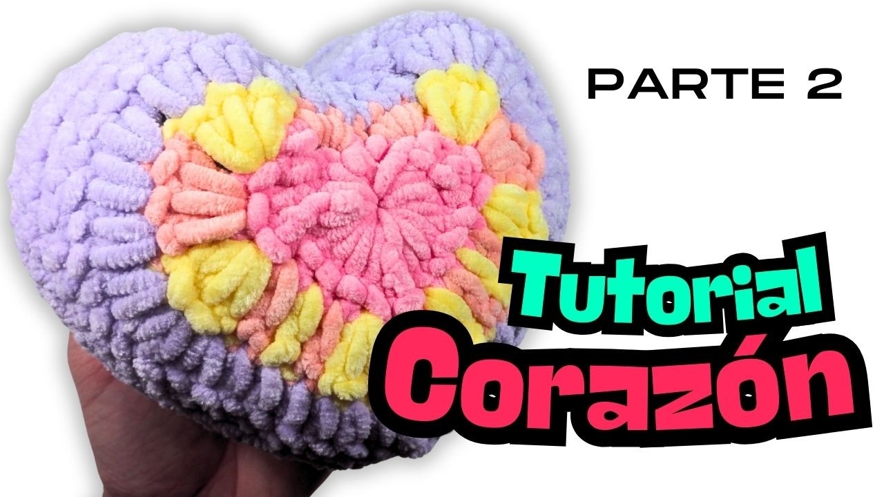 CORAZÓN de crochet Parte 2 Tutorial de amigurumi, cómo tejer paso a paso #amigurumi #crochet