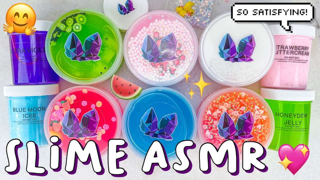 SATISFYING SLIME ASMR | $125 Slime Obsidian Unboxing