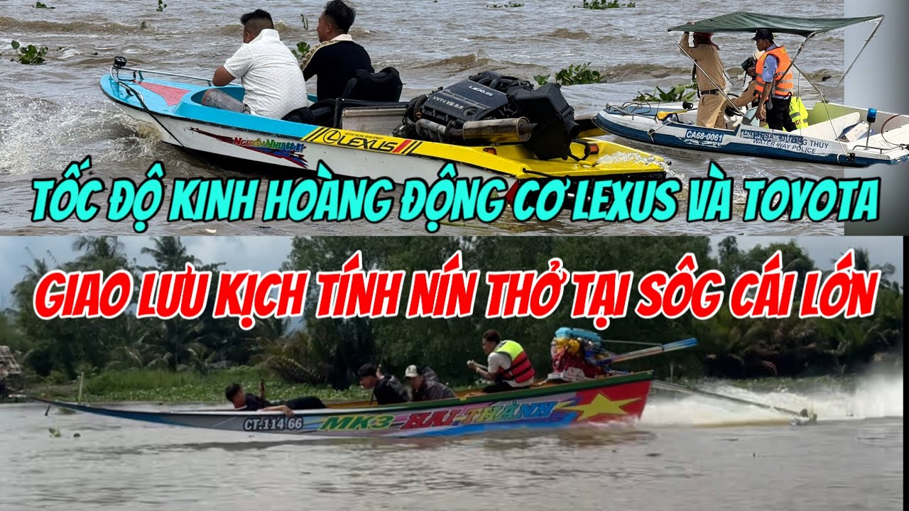 Ngày Hội Đua Ghe Gò Quao Máy Lexus V6 Và Toyota 2AZ Fi| Oóc Om Bóc| Tâm Vlog| Bán Ghe