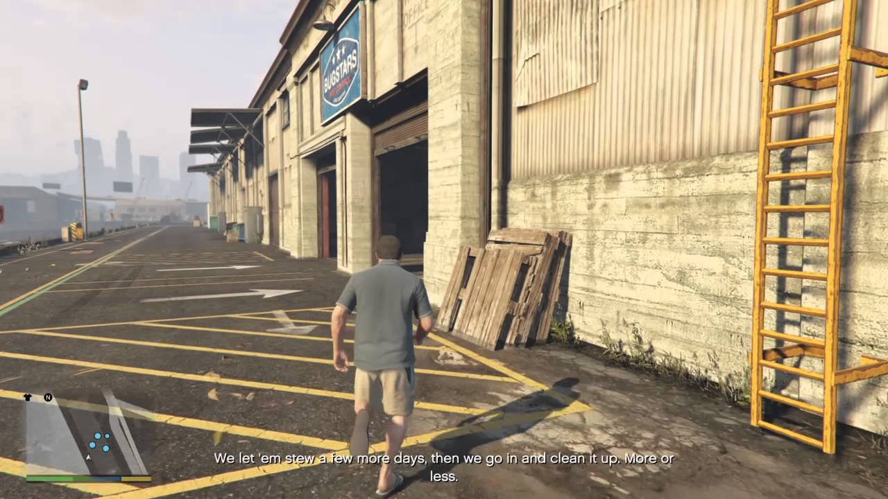 Grand Theft Auto V - Heist - Stealing Bugstars van (with Sneaky Pest reward)