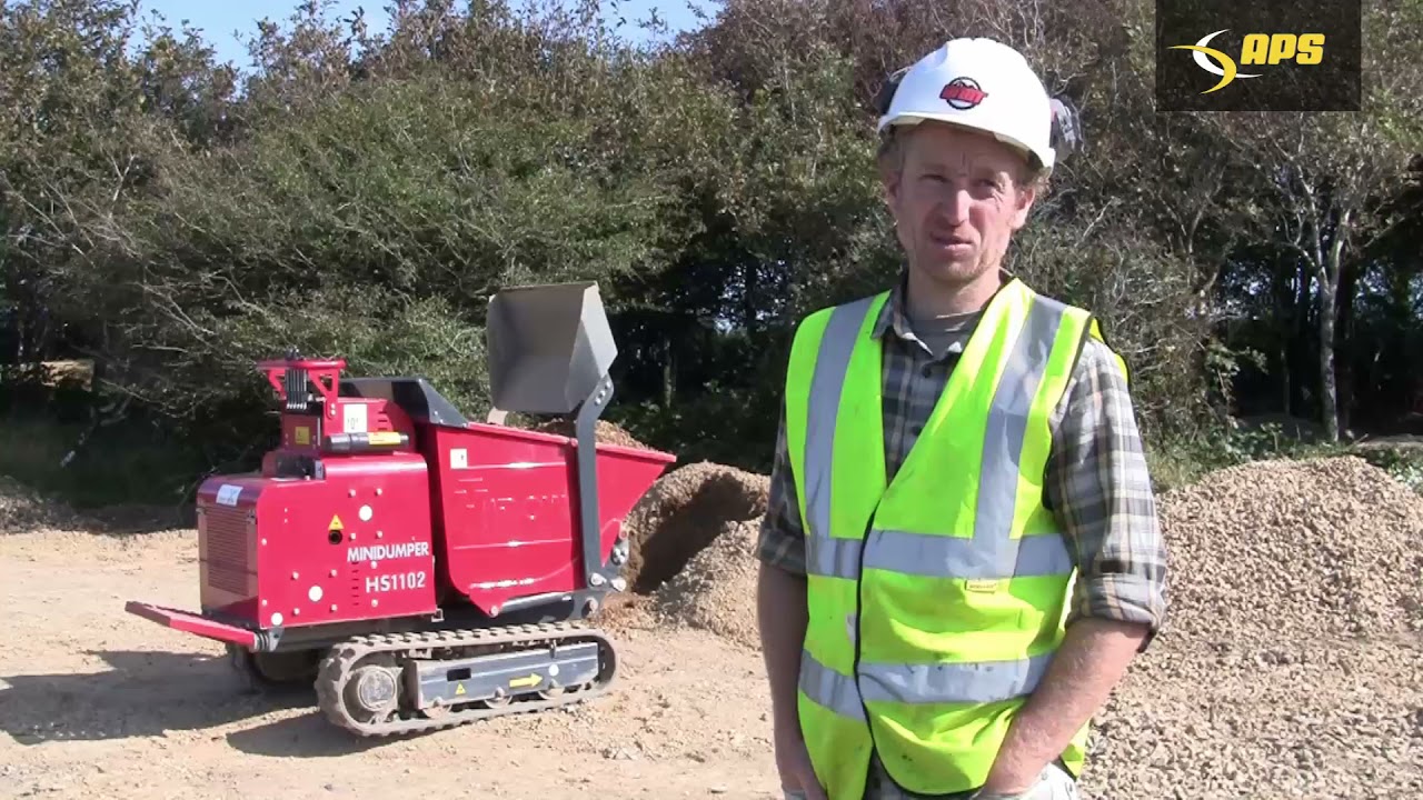 Pedal power gets productivity boost - Hinowa HS1102 self-loading mini dumper
