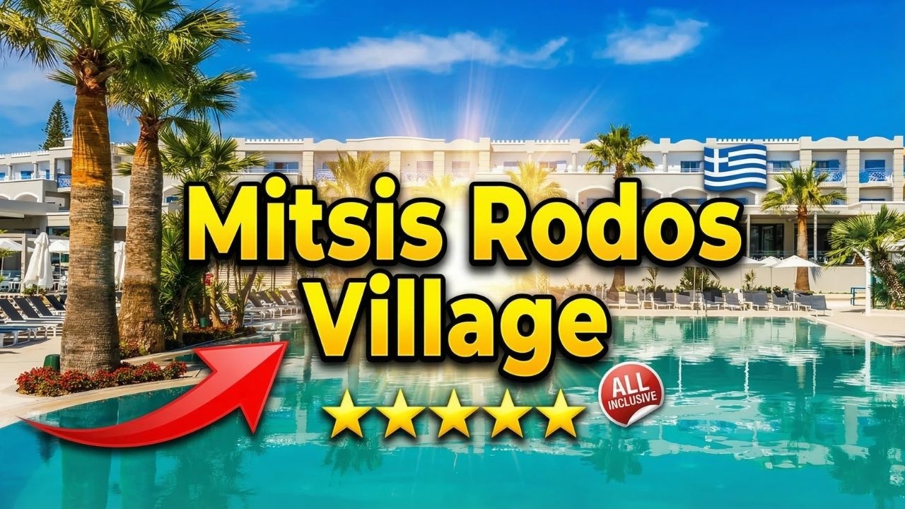 🇬🇷 Mitsis Rodos Village 5* – 9 restauracji, strefa splash i pizza na plaży | Kiotari, Rodos