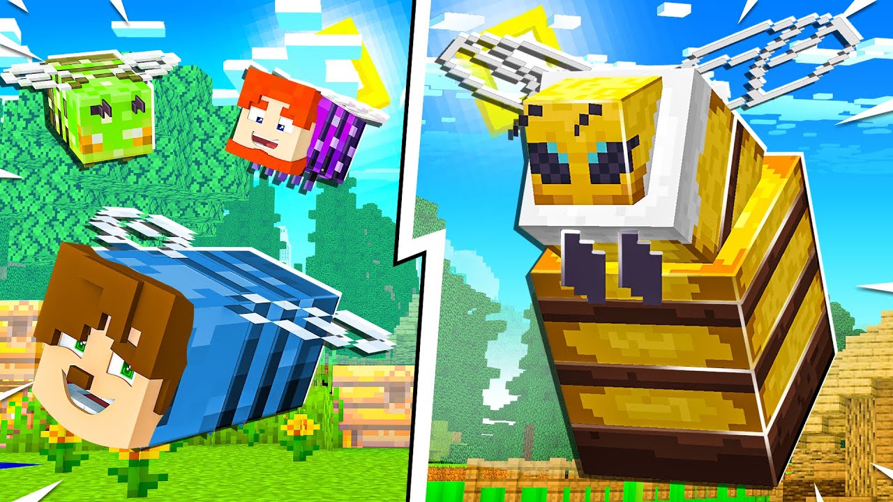 Minecraft, 100 GÜN BOYUNCA ARI OLARAK YAŞADIM #2