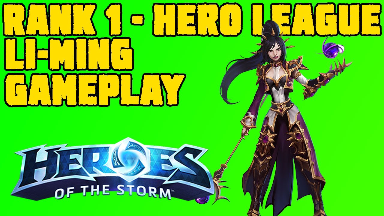 Heroes of the Storm (HotS) - Li-Ming Rank 1 Ranked Gameplay
