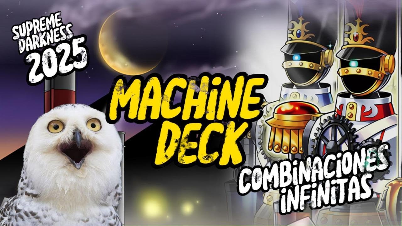 ¿LA REBELIÓN DE LAS MÁQUINAS? DESKBOT DECK (Earth Machine deck) - POST Supreme Darkness - Chu-Gi-Oh!