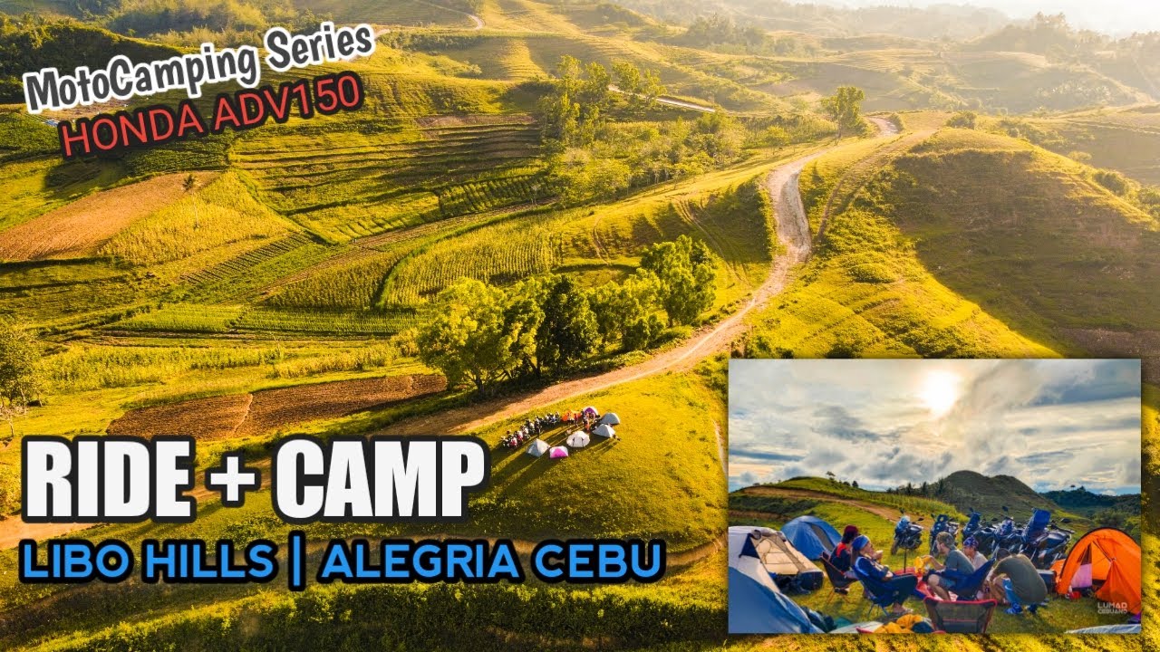 MOTOCAMPING IN LIBO HILLS IN ALEGRIA, CEBU