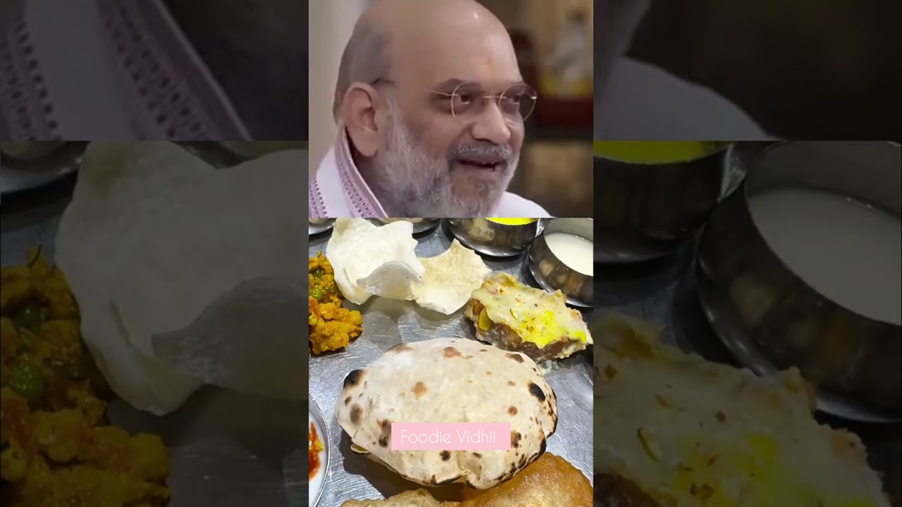 Shri Amit Shah Shares His Experience of Having Food With PM Modi#youtubeshorts#foodblogger#pmo