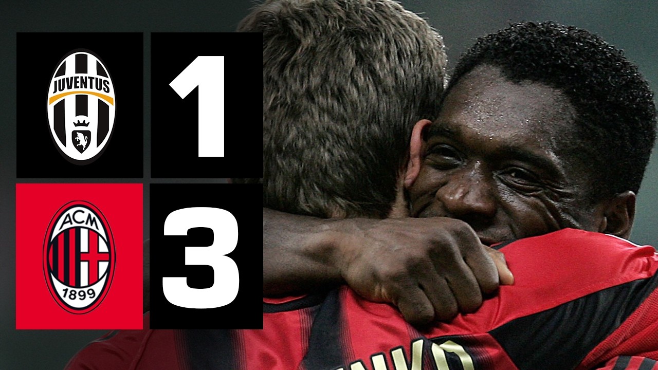 La partita di CLARENCE SEEDORF! Notte STELLARE al DELLE ALPI | JUVE v MILAN 03/04