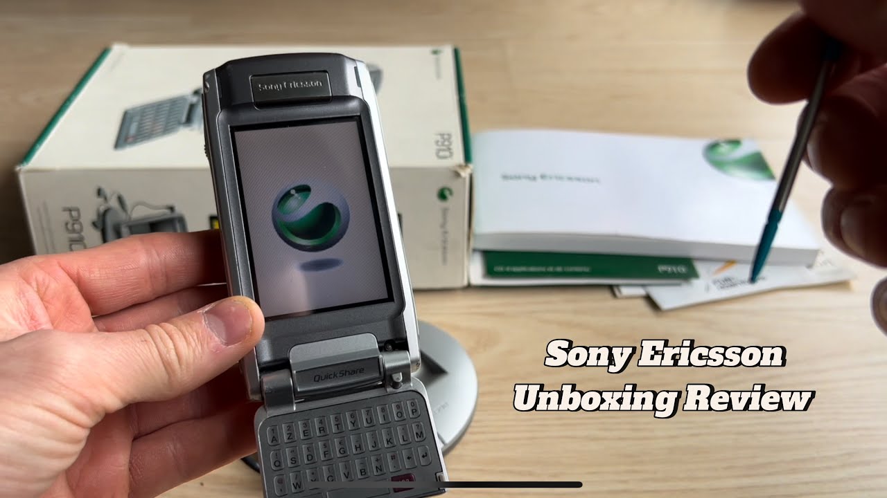 Sony Ericsson P910i Unboxing 2024 Full set