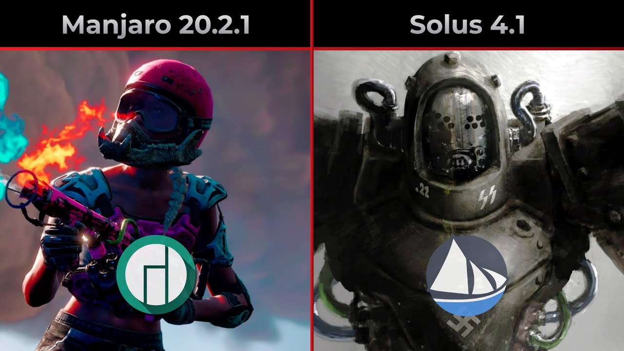 Manjaro 20.2.1 vs Solus 4.1 | RX 5700 + Ryzen 7 5800X | Linux Gaming