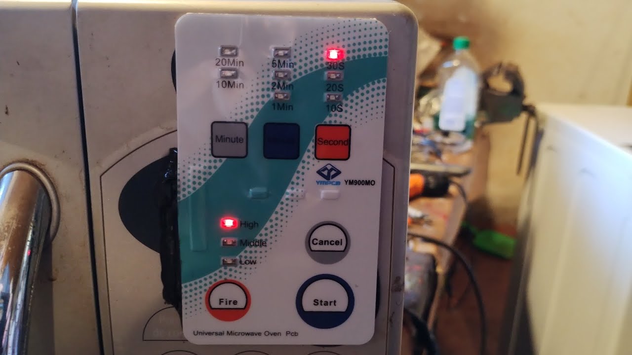 Adaptacion de placa universal en Microondas BGH