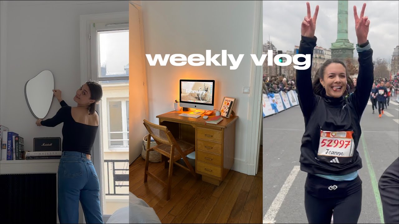 LA VIE À PARIS #2 🪞🧘🏻‍♀️🍃 (déco, revue ciné et 21km de bonheur)
