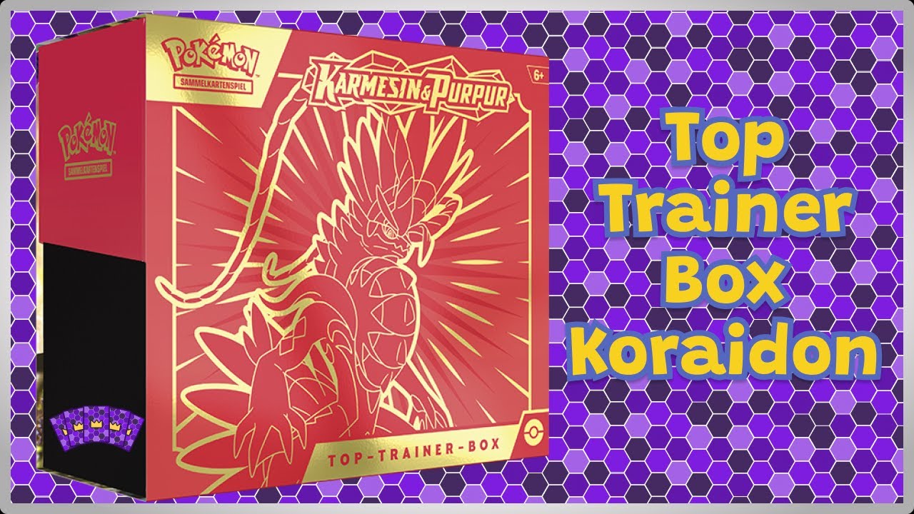 Die neuen TOP TRAINER BOXEN sind endlich da! | Karmesin & Purpur Release