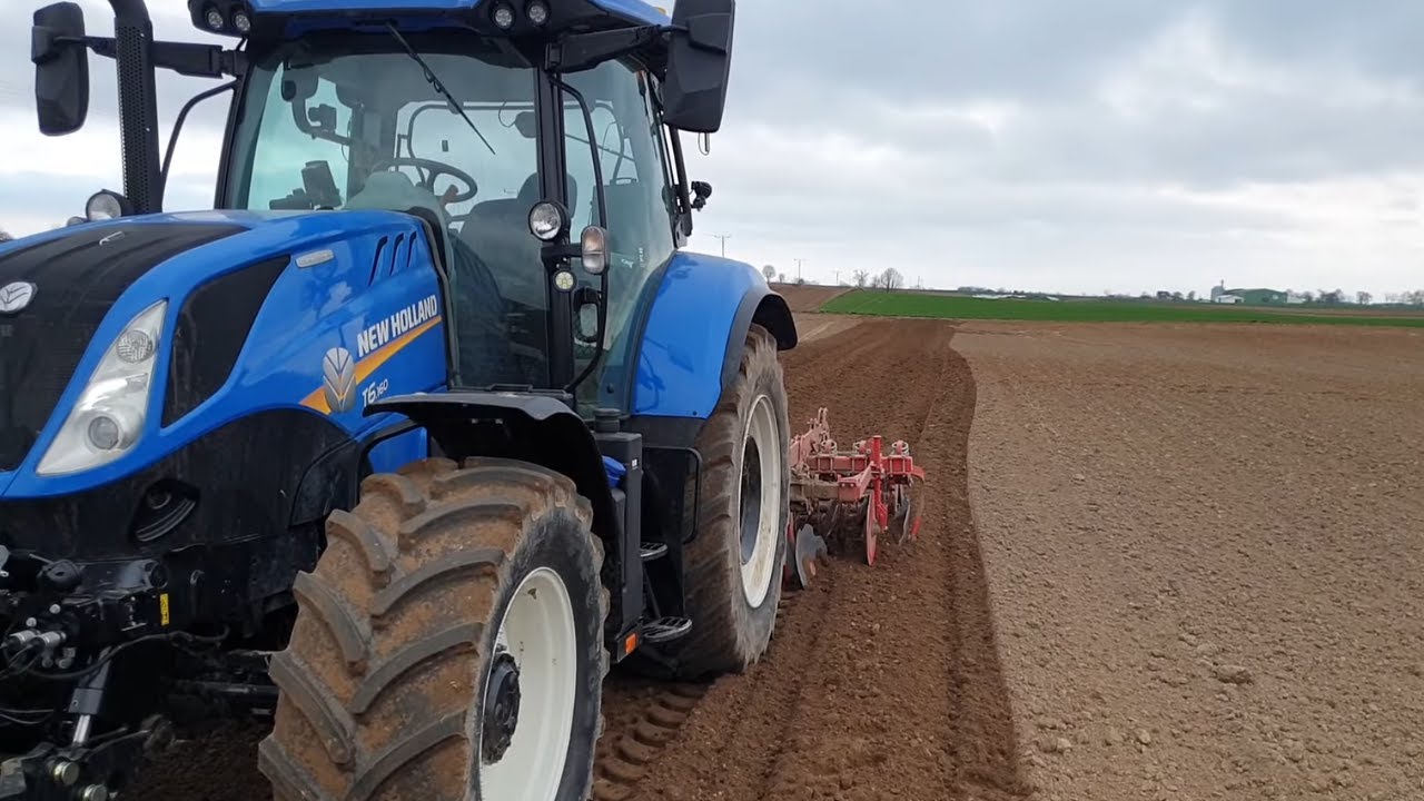 New Holland T6 - modyfikacja amortyzacji przedniej osi. Mod pressure in Terraglide front axle susp.